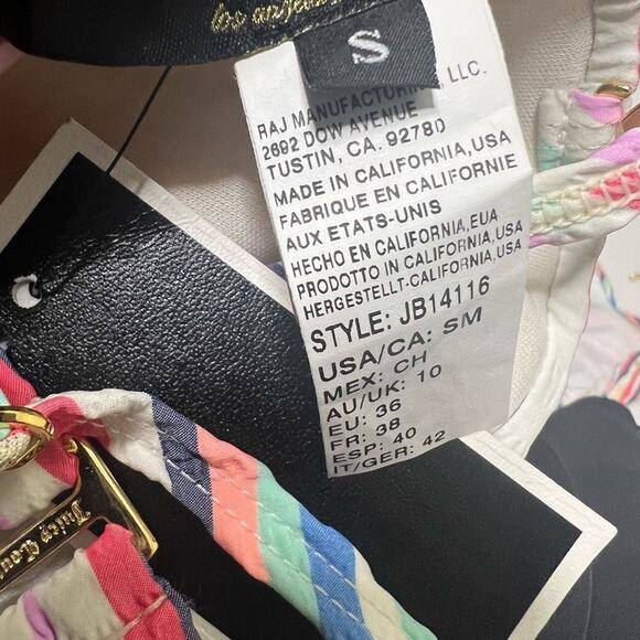 NWT JUICY COUTURE BEACHSIDE TUNNEL PANTS 8 MOULDED BRA SWIMSUIT SET SZ S - Picture 6 of 6